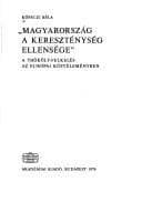 Tapa de "Magyarország a kereszténység ellensége"
