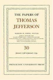 Tapa de The Papers of Thomas Jefferson, Volume 30