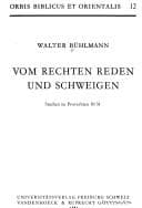 Tapa de Vom rechten Reden und Schweigen