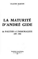 Tapa de La maturité d'André Gide
