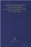 Tapa de Lessico del De orationibus e del De eloquentia di M. C. Frontone con rilevazioni statistiche