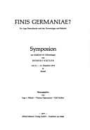 Tapa de Finis Germaniae?