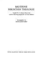 Tapa de Bausteine biblischer Theologie