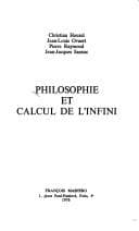 Tapa de Philosophie et calcul de l'infini