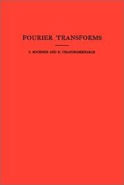 Tapa de Fourier Transforms. (AM-19), Volume 19