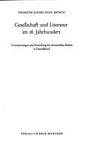Tapa de Gesellschaft und Literatur im 18. Jahrhundert