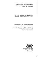 Tapa de Las elecciones