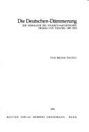 Tapa de Die Deutschen-Dämmerung