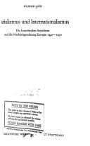 Tapa de Sozialismus und Internationalismus