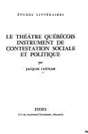 Tapa de Le théâtre québécois