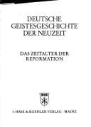 Tapa de Deutsche Geistesgeschichte der Neuzeit