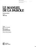 Tapa de Le Manuel de la parole