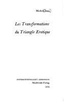 Tapa de Les transformations du triangle érotique