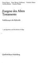 Tapa de Exegese des Alten Testaments