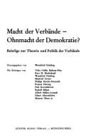 Tapa de Macht der Verbände, Ohnmacht der Demokratie?