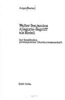 Tapa de Walter Benjamins Allegorie-Begriff als Modell