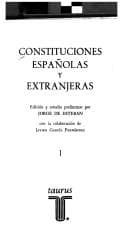 Tapa de Constituciones españolas y extranjeras