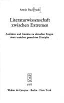 Tapa de Literaturwissenschaft zwischen Extremen