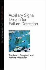 Tapa de Auxiliary signal design for failure detection
