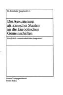 Tapa de Die Assoziierung afrikanischer Staaten an die Europäischen Gemeinschaften