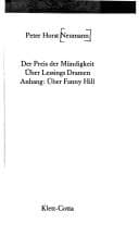 Tapa de Der Preis der Mündigkeit