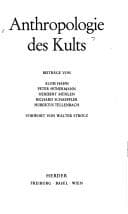 Tapa de Anthropologie des Kults