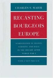 Tapa de Recasting bourgeois Europe