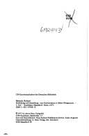 Tapa de Einbildung und Darstellung