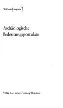 Tapa de Archäologische Bedeutungspostulate