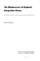 Tapa de The obsolescence of regional integration theory