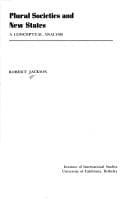 Tapa de Plural societies and new states