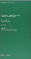 Tapa de Sociologie als wetenschap van de maatschappij