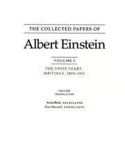 Tapa de The Collected Papers of Albert Einstein, Volume 3: The Swiss Years