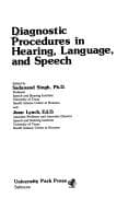 Tapa de Diagnostic procedures in hearing, language, and speech