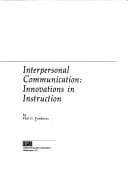 Tapa de Interpersonal communication