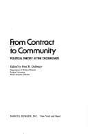 Tapa de From contract to community
