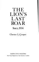 Tapa de The lion's last roar