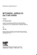 Tapa de Bitumens, asphalts, and tar sands