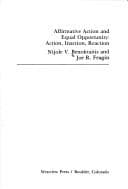 Tapa de Affirmative action and equal opportunity