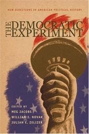 Tapa de The democratic experiment