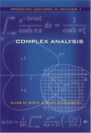 Tapa de Complex analysis