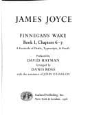 Tapa de Finnegans wake, book I, chapters 6 and 7