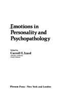Tapa de Emotions in personality and psychopathology