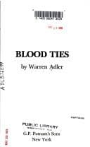 Tapa de Blood Ties