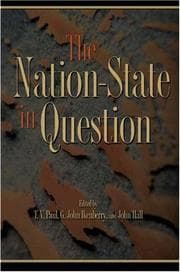 Tapa de The nation-state in question
