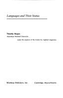 Tapa de Languages and their status