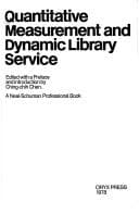 Tapa de Quantitative measurement and dynamic library service