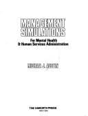 Tapa de Management simulations for mental health & human services administration