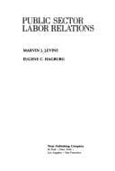 Tapa de Public sector labor relations