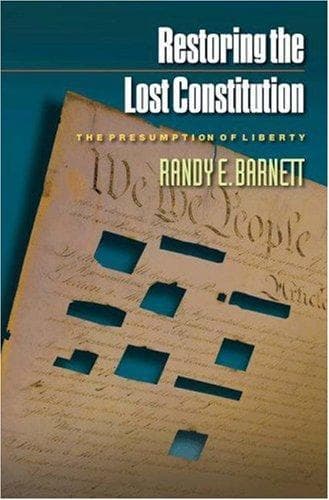 Tapa de Restoring the Lost Constitution